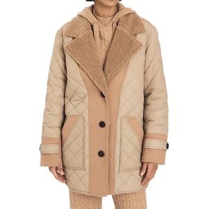 NWT - Amelie Shearling Reversible Jacket - Derek Lam 10 Crosby